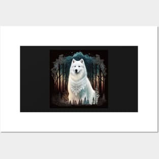 Heavenly Samoyed Posters and Art